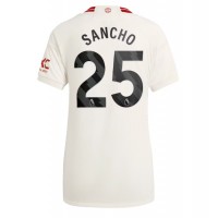 Manchester United Jadon Sancho #25 Replica Third Shirt Ladies 2023-24 Short Sleeve